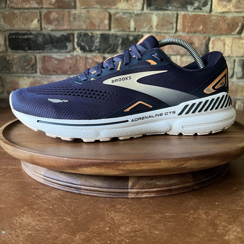 Brooks Adrenaline GTS 23 Supportive Blue Running Shoes Sneakers Women's 11.5